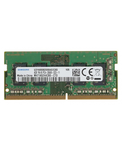 Оперативна пам'ять Samsung SODIMM 4Gb PC4-2666V-SC0-11 DDR4-2666 MHz (M471A5244CB0-CTD)