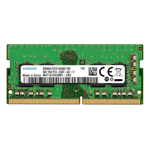 Оперативна пам'ять Samsung SODIMM 8Gb PC4-2400T-SA1-11 DDR4 2400MHz (M471A1K43BB1-CRC)