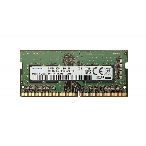 Оперативна пам'ять Samsung SODIMM 8Gb PC4-3200AA-SA1-11 DDR4 3200MHz (M471A1K43DB1-CWE)