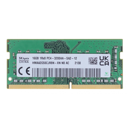 Оперативна пам'ять Samsung SODIMM 16Gb PC4-3200AA-SA2-12 DDR4 3200MHz (HMAA2GS6CJR8N-XN N0 AC)