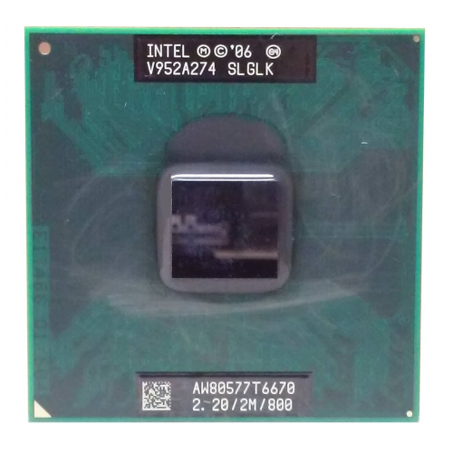 Процесор для ноутбука Intel Core 2 Duo T6670 (SLGLK)