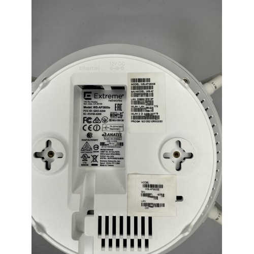 Wi-Fi точка доступа Extreme Networks WS-AP3805e Wi-Fi, PoE, Gigabit, 802.11ac/abgn, 2,4 ГГц, 5 ГГц, до 867 Мбит/с, 2x2:2 MIMO, 2 x LAN 10/100/1000